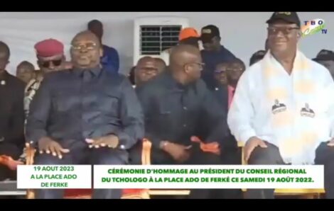 Côte dIvoire AIP Hommage de cadres du Tchologo à Téné Birahima